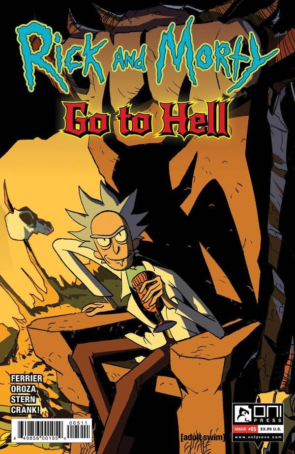 Rick and Morty Go To Hell #5 cover
