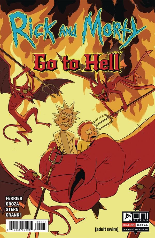Rick and Morty Go To Hell #1 cover