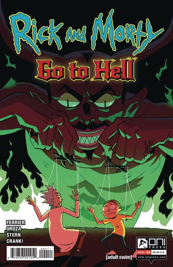 Rick and Morty Go To Hell #4 cover