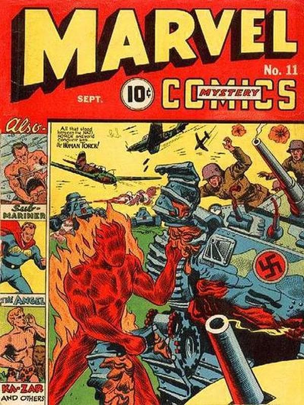 Marvel Mystery Comics #11 cover