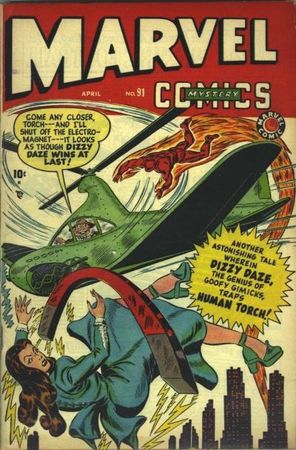 Marvel Mystery Comics #91 cover