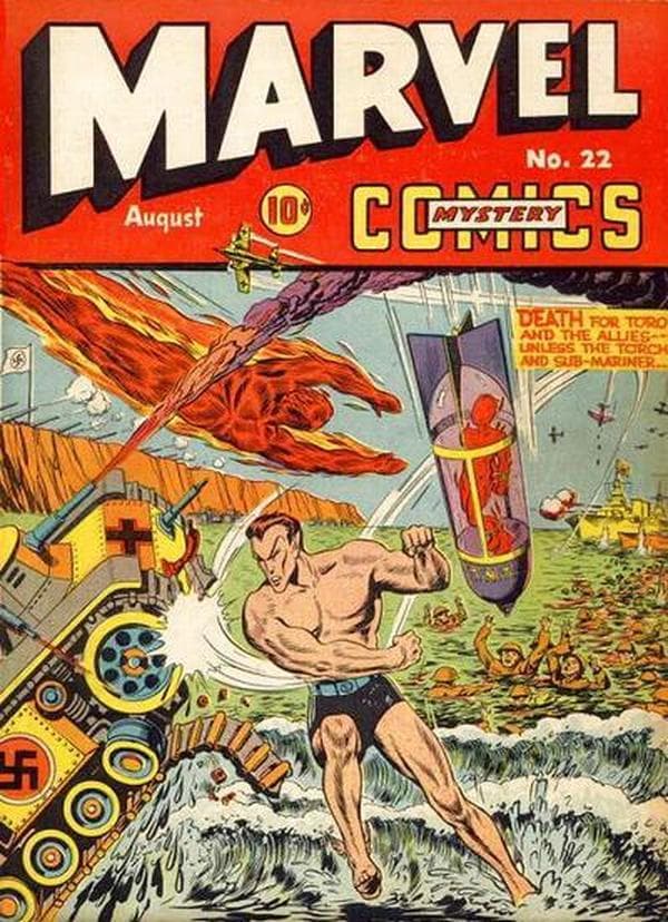 Marvel Mystery Comics #22 cover