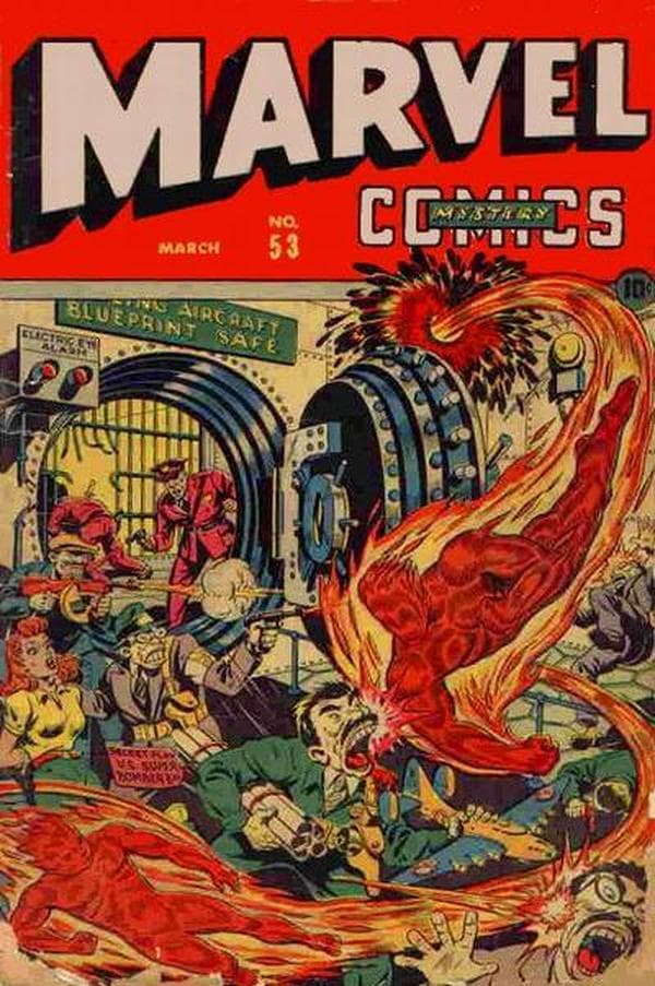 Marvel Mystery Comics #53 cover