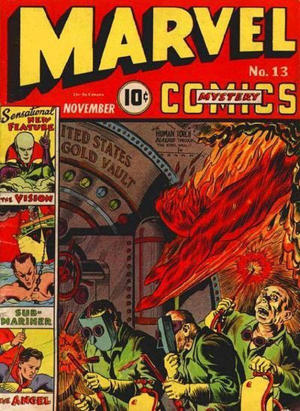 Marvel Mystery Comics #13 cover