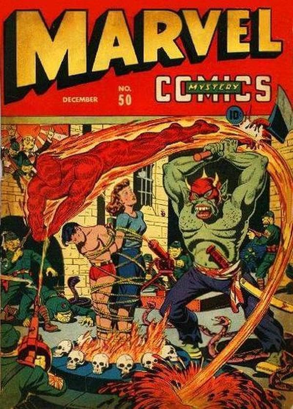 Marvel Mystery Comics #50 cover