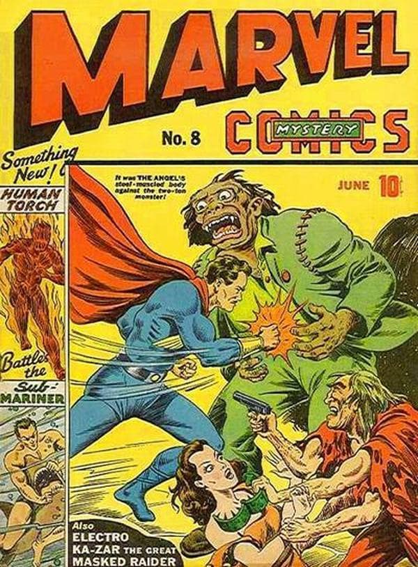 Marvel Mystery Comics #8 cover