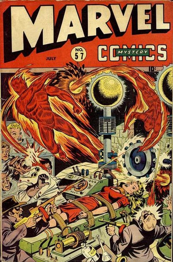 Marvel Mystery Comics #57 cover
