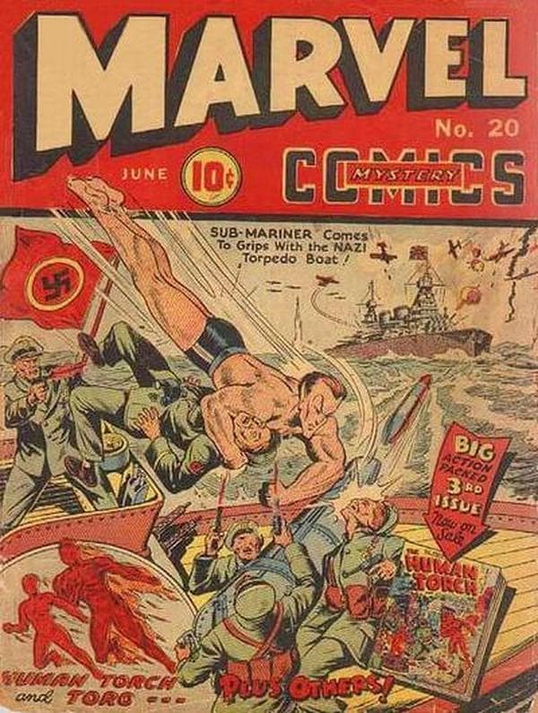 Marvel Mystery Comics #20 cover