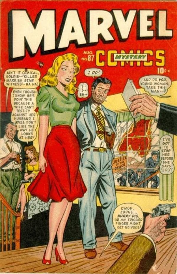 Marvel Mystery Comics #87 cover