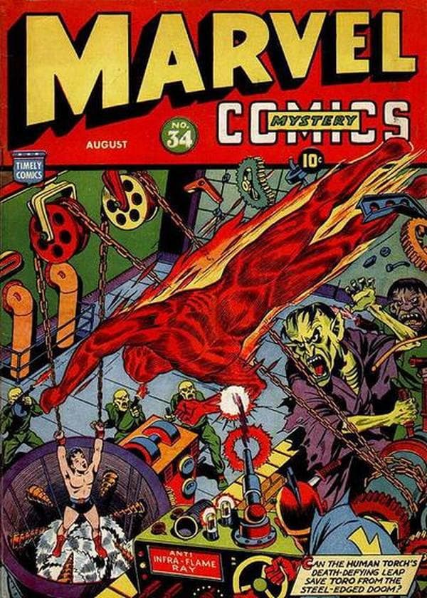 Marvel Mystery Comics #34 cover