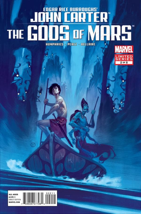 John Carter: The Gods of Mars #2 cover