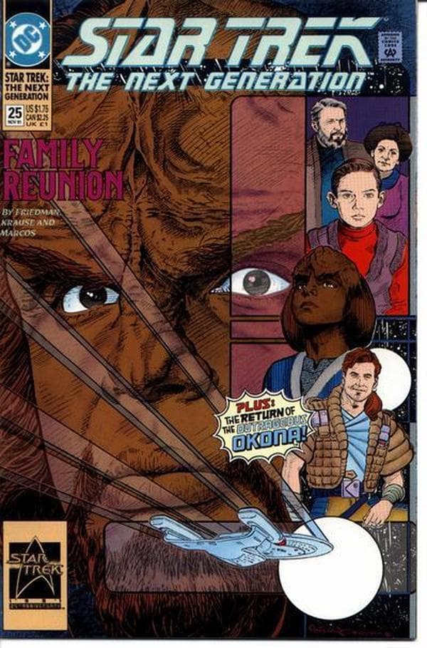 Star Trek: The Next Generation #25 cover