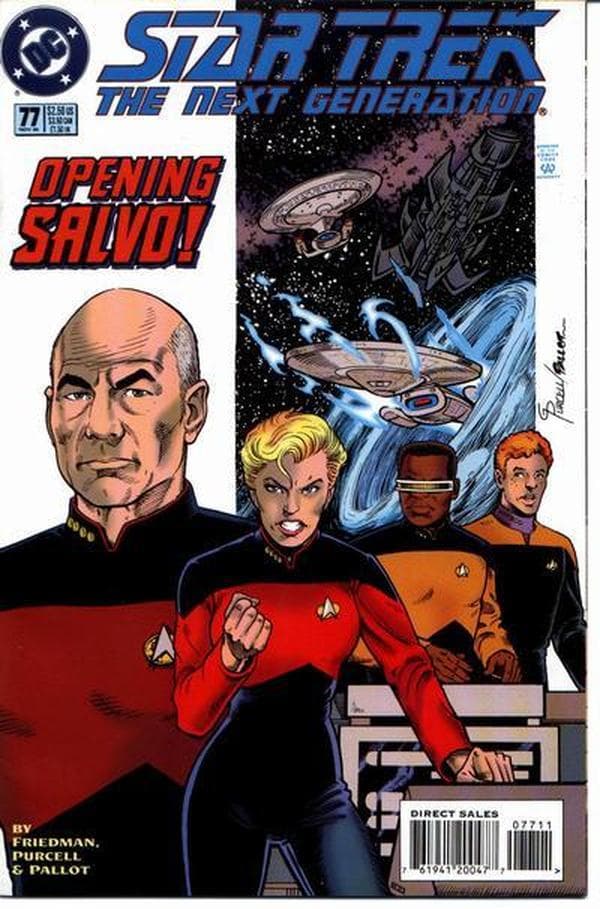Star Trek: The Next Generation #77 cover