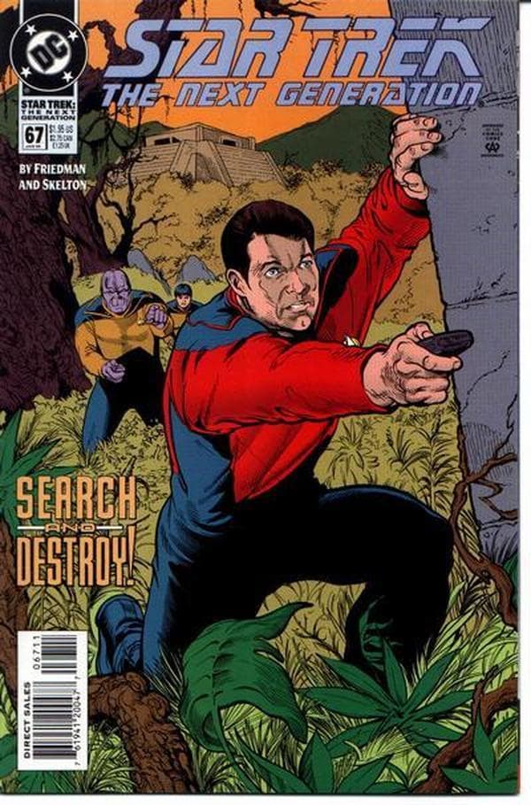 Star Trek: The Next Generation #67 cover
