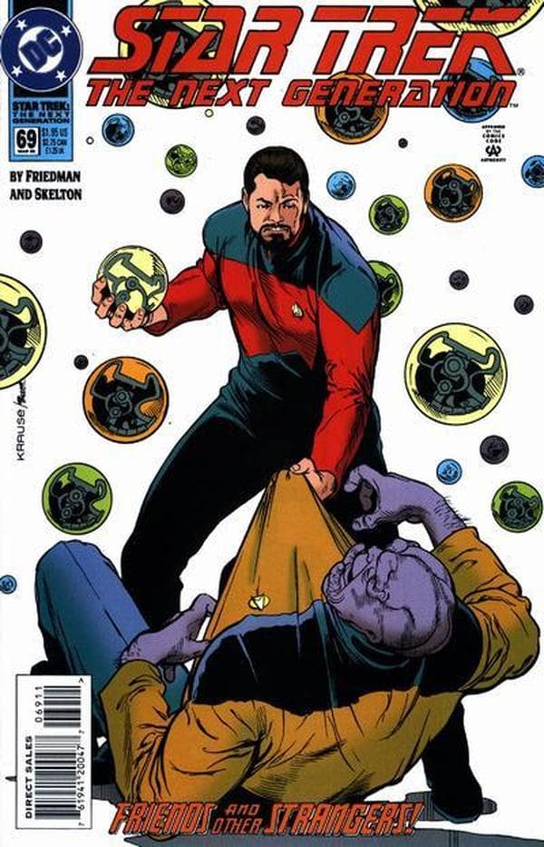 Star Trek: The Next Generation #69 cover