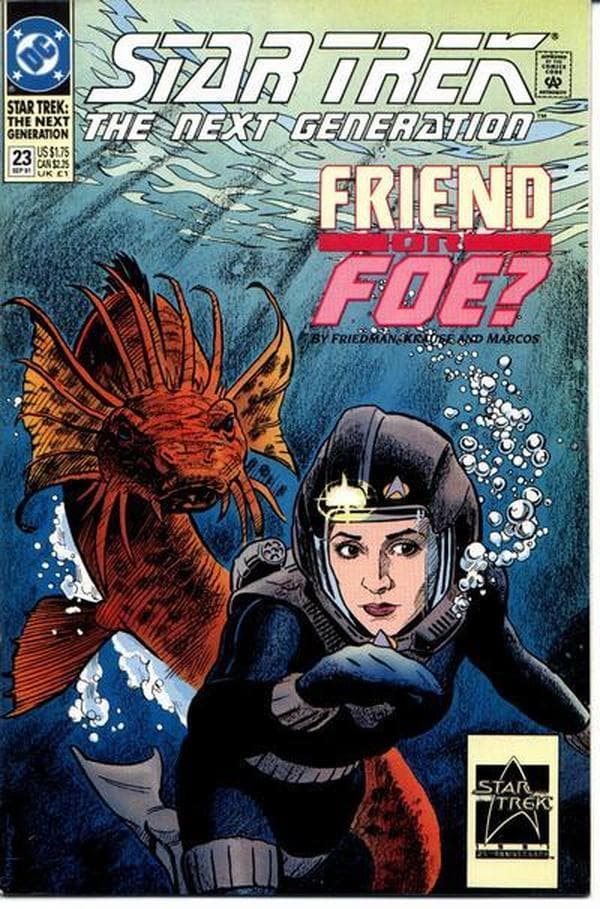 Star Trek: The Next Generation #23 cover
