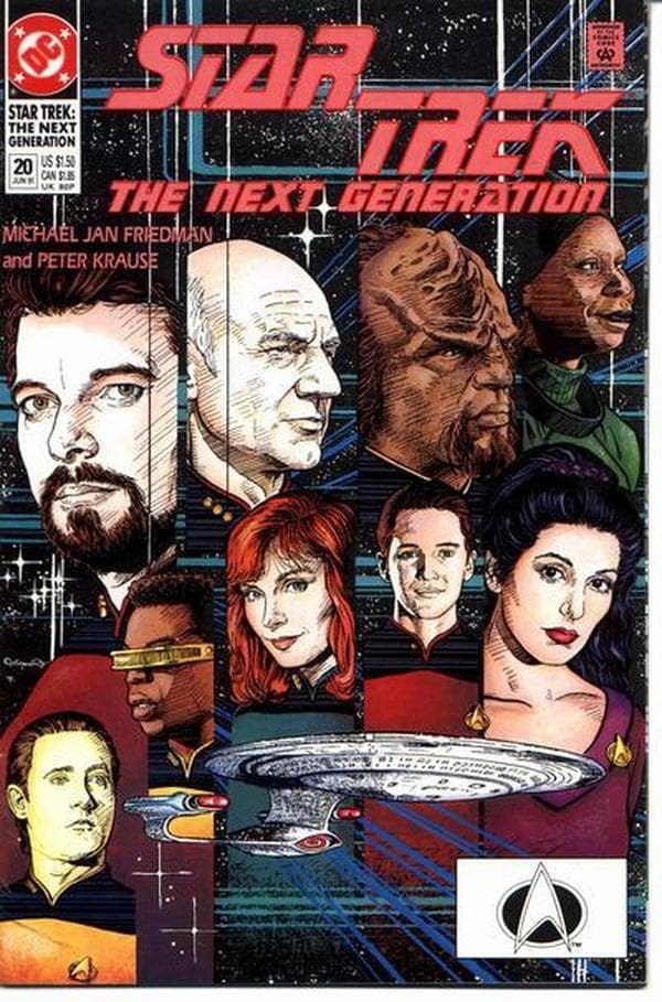 Star Trek: The Next Generation #20 cover