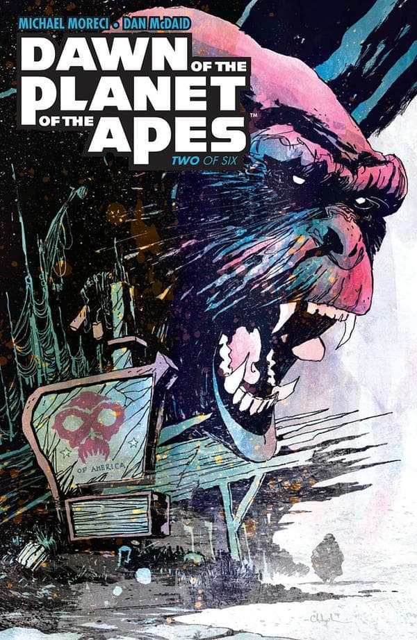 Dawn of the Planet of the Apes #2 cover