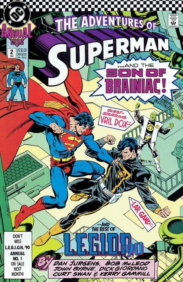 Adventures of Superman Annual #2 cover