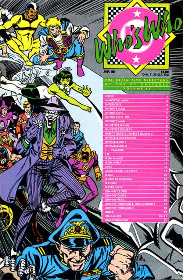 Who's Who: The Definitive Directory of the DC Universe #11 cover