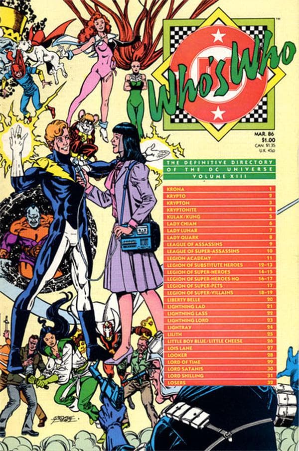 Who's Who: The Definitive Directory of the DC Universe #13 cover