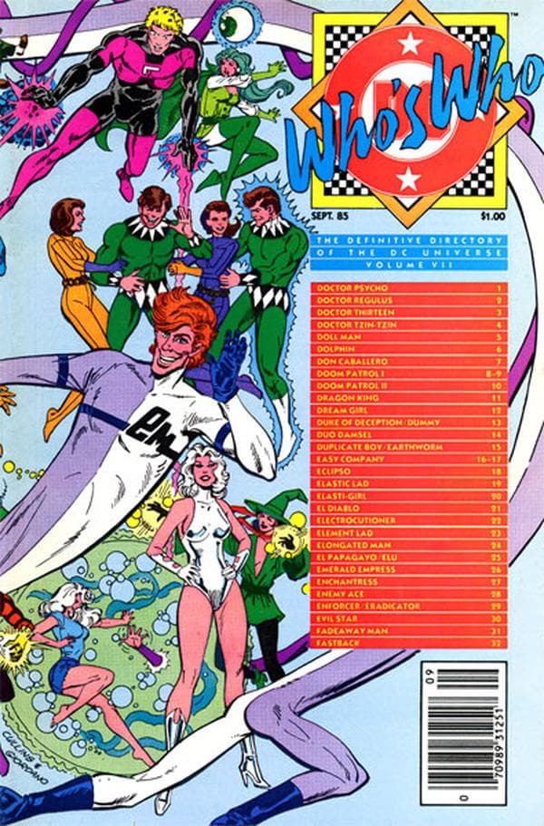 Who's Who: The Definitive Directory of the DC Universe #7 cover