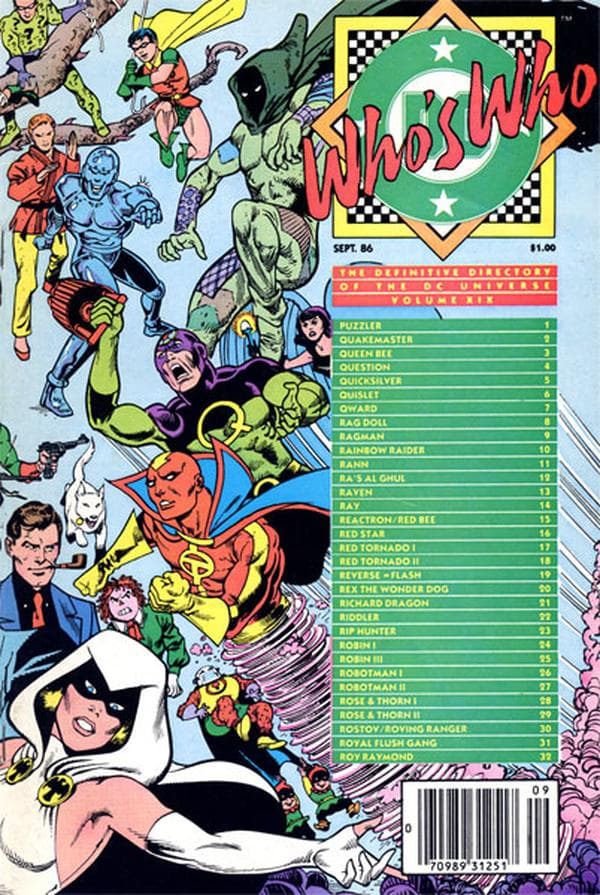 Who's Who: The Definitive Directory of the DC Universe #19 cover