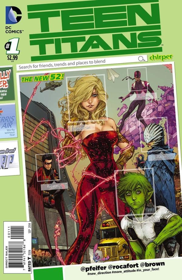 Teen Titans cover — © DC Comics