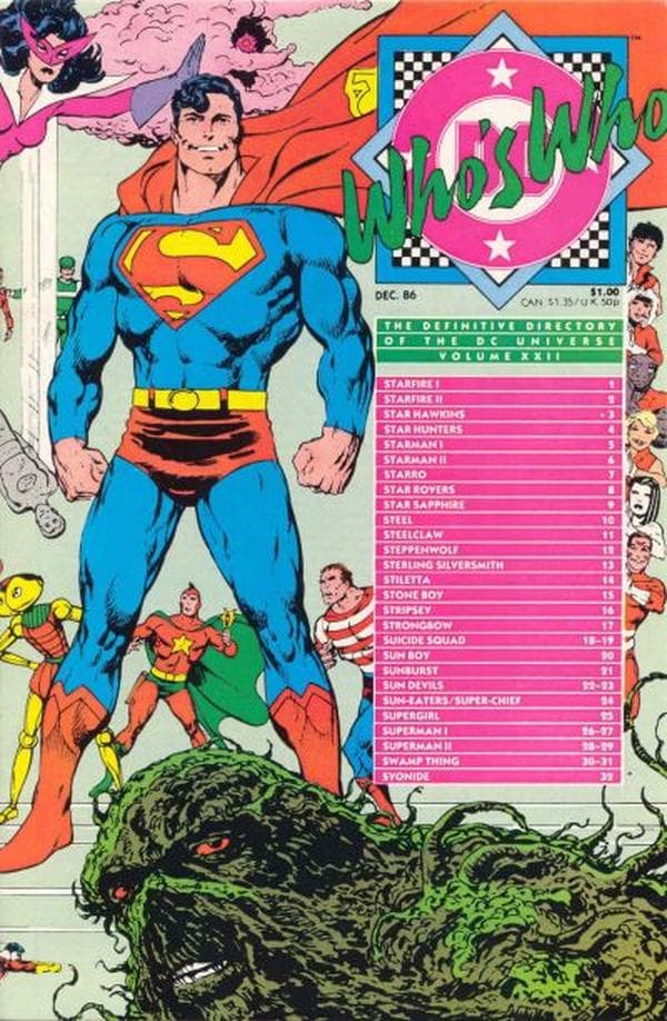 Who's Who: The Definitive Directory of the DC Universe #22 cover