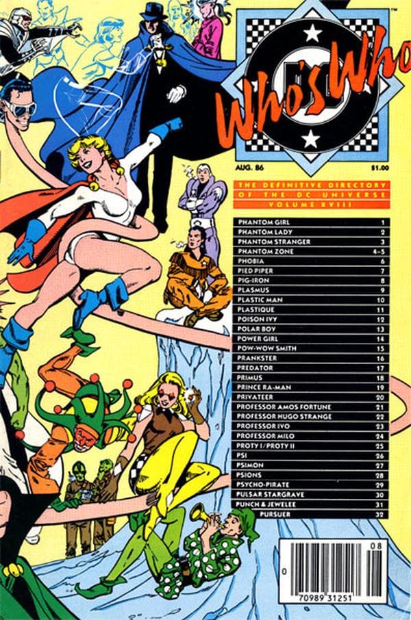 Who's Who: The Definitive Directory of the DC Universe #18 cover