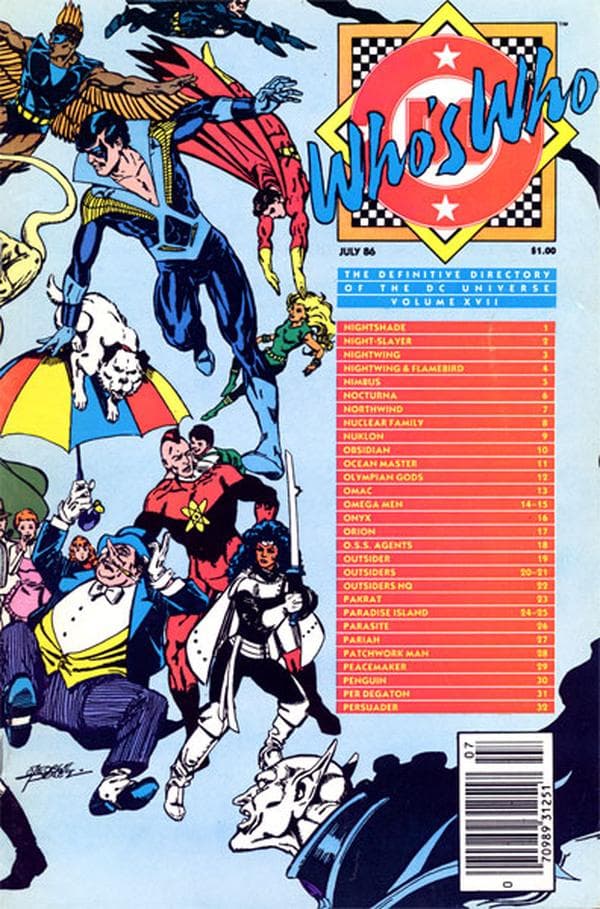Who's Who: The Definitive Directory of the DC Universe #17 cover