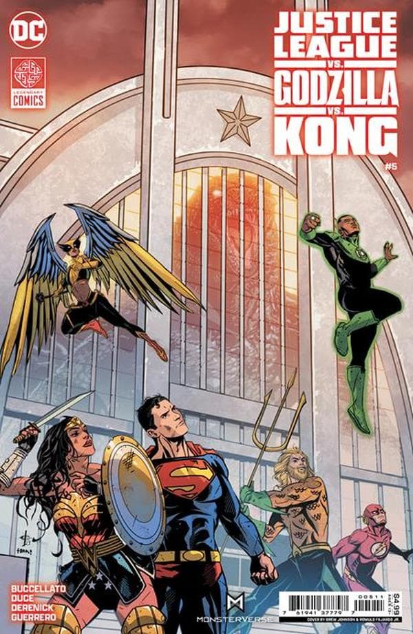 Justice League vs. Godzilla vs. Kong #5 cover