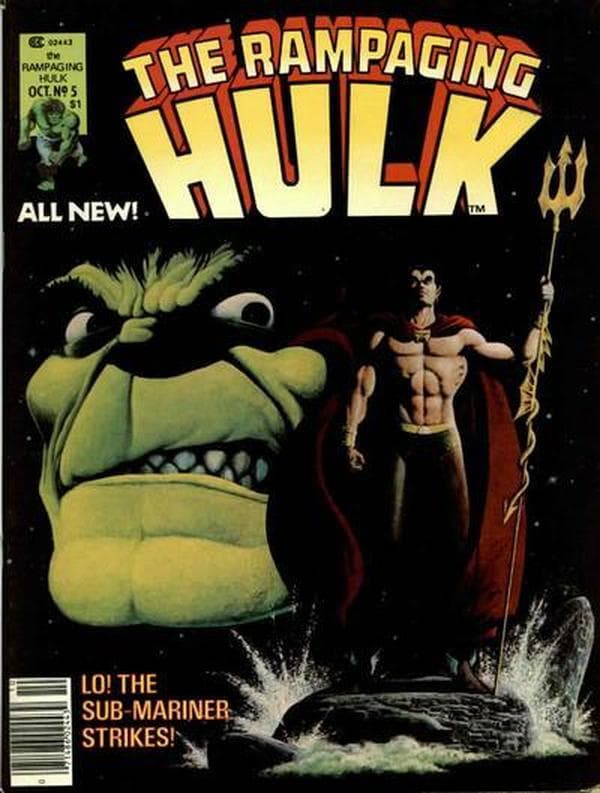 Rampaging Hulk #5 cover