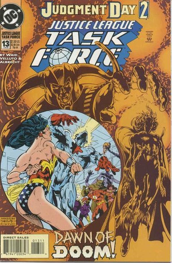 Justice League Task Force #13 cover