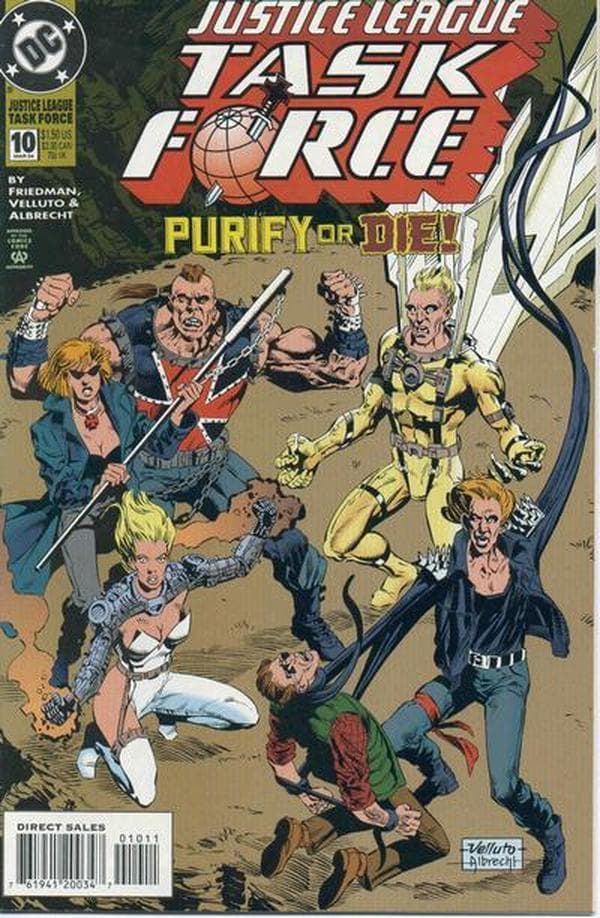 Justice League Task Force #10 cover