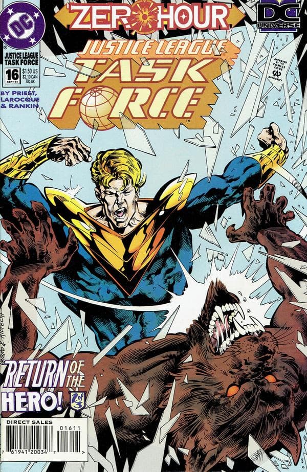 Justice League Task Force #16 cover
