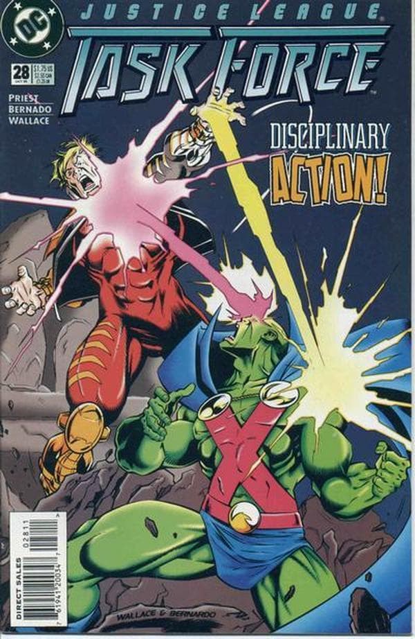 Justice League Task Force #28 cover
