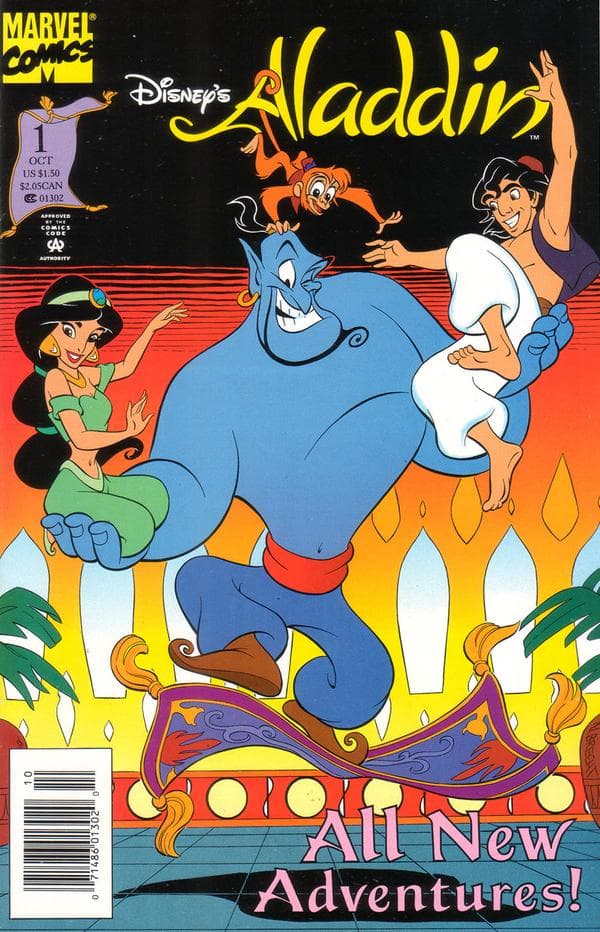 Disney's Aladdin cover — © Marvel Comics