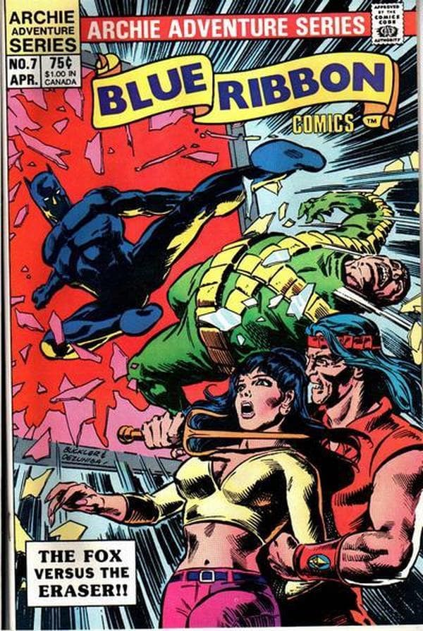 Blue Ribbon Comics #7 cover