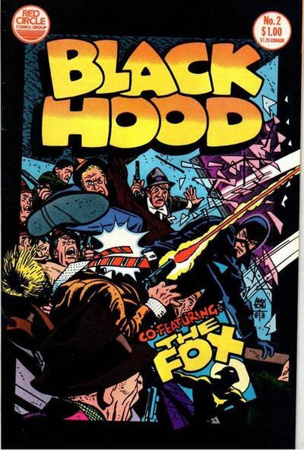 The Black Hood #2 cover