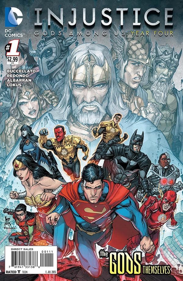 Injustice: Gods Among Us Year Four cover — © DC Comics