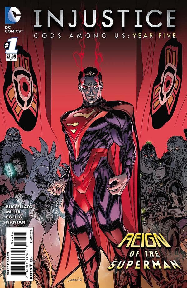 Injustice: Gods Among Us Year Five #1 cover
