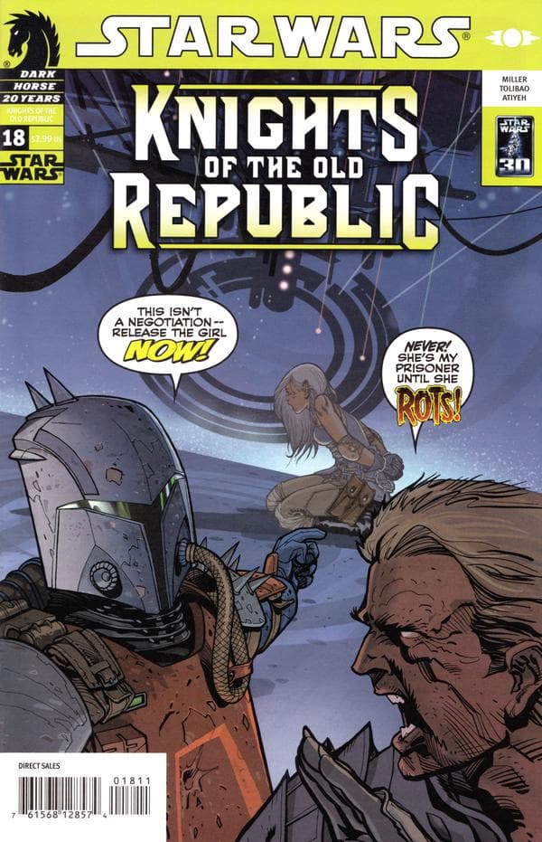 Star Wars: Knights of the Old Republic #18 cover