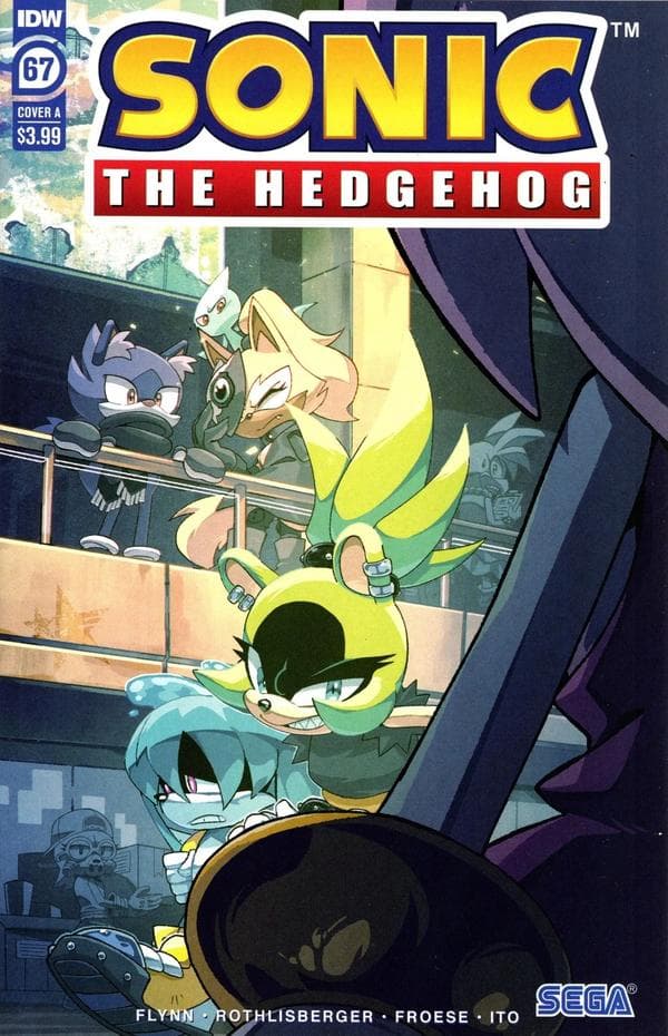 Sonic the Hedgehog #67 cover