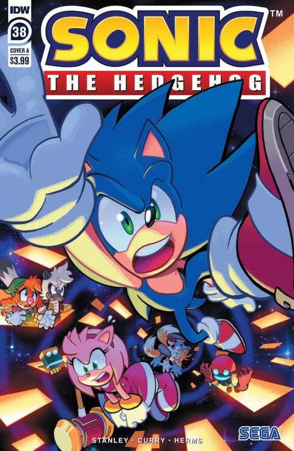 Sonic the Hedgehog #38 cover