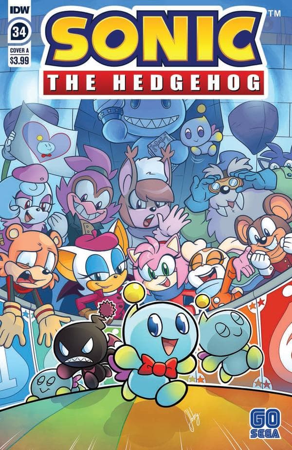 Sonic the Hedgehog #34 cover