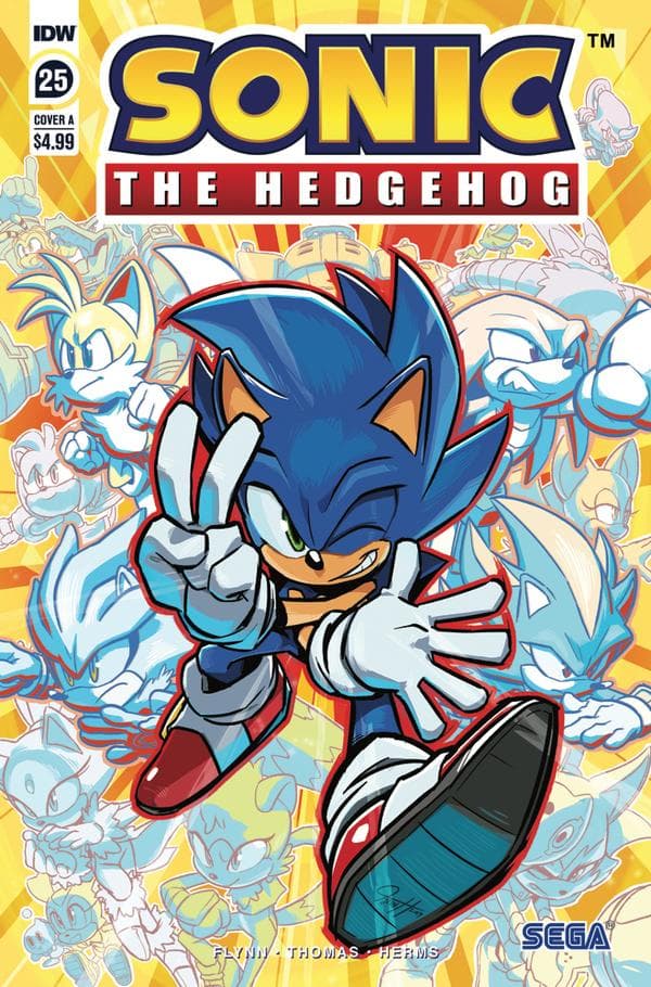 Sonic the Hedgehog #25 cover