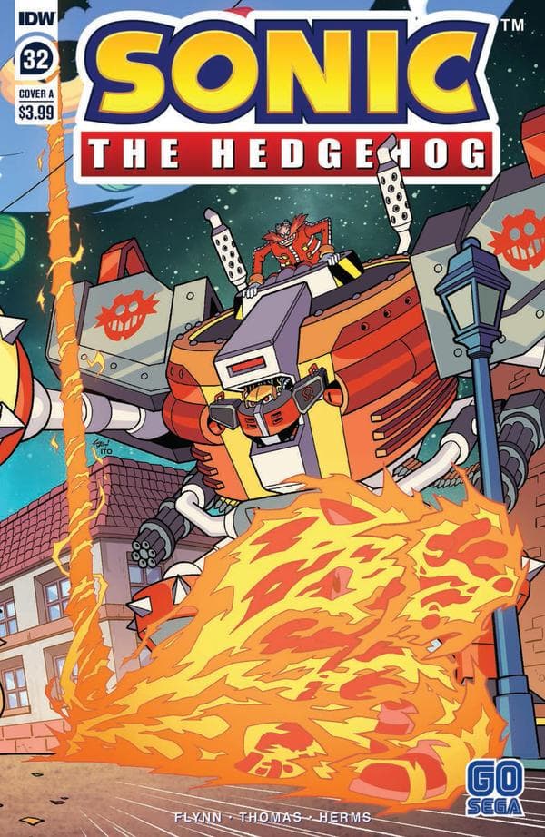 Sonic the Hedgehog #32 cover