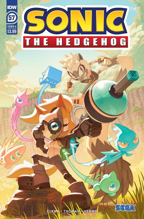 Sonic the Hedgehog #57 cover