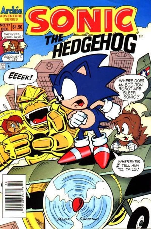 Sonic the Hedgehog #17 cover